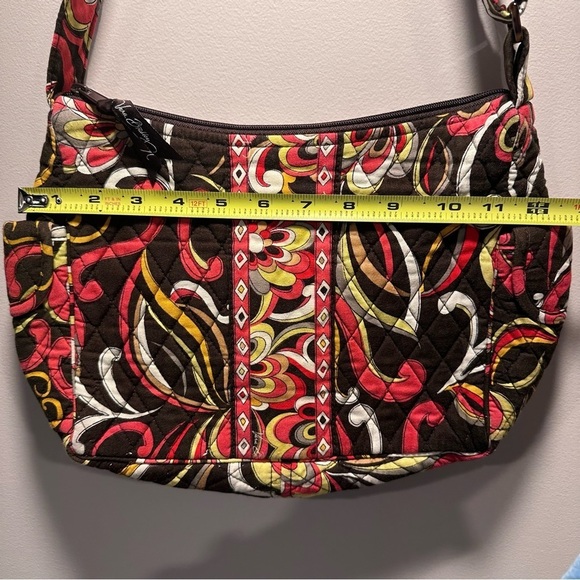 Vera Bradley On The Go Puccini Crossbody Bag Side Pockets Cotton Lightweight EUC - Picture 10 of 13